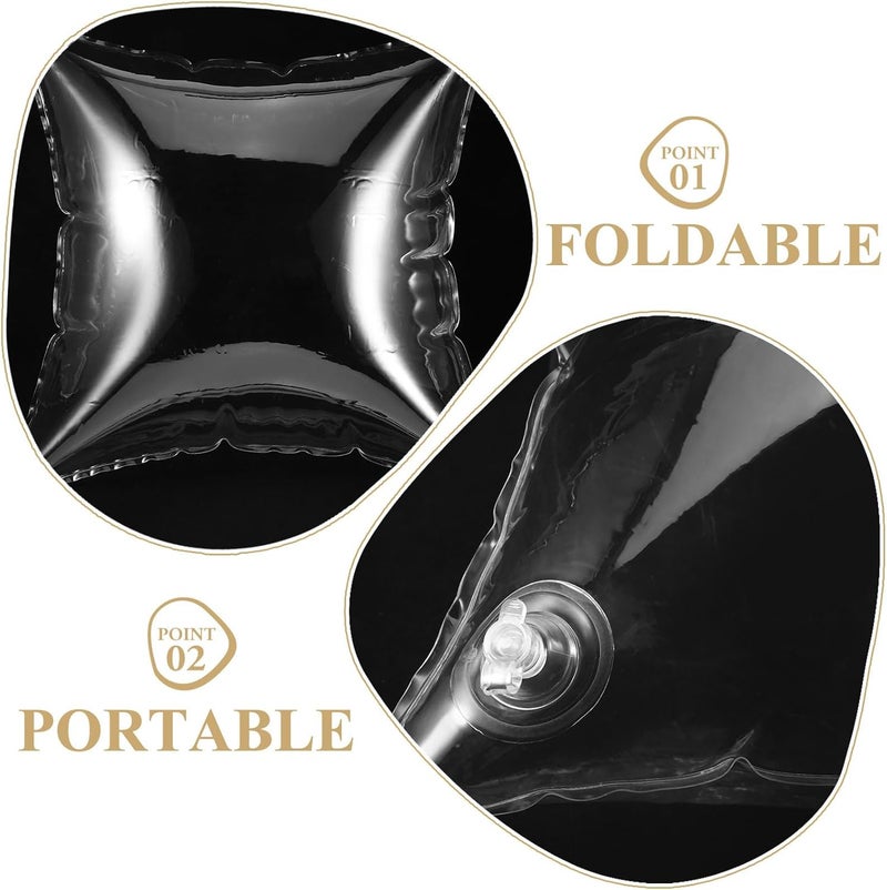 Inflatable Camping Pillow Insert PVC Cushion Portable Foldable Outdoor Cushion 40cm X 40cm for Hiking and Travel - Image 3
