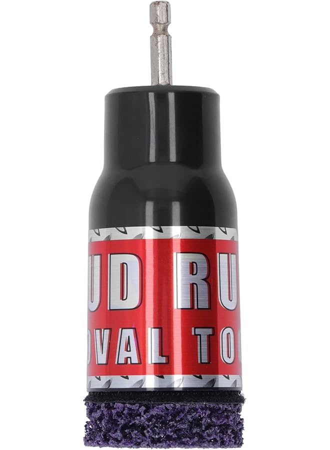 Jectse Removal Tool, Metal Scale Remover With Wire Brush And Grinding Wheel For 1/2In Impact, Fits Screws And Metal Surfaces - Image 1