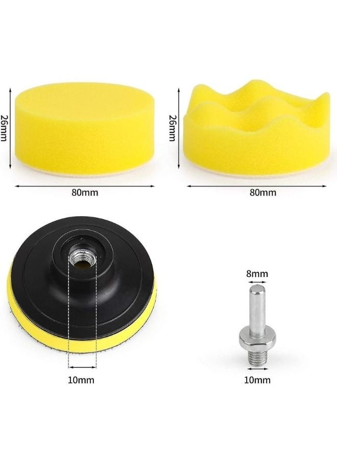 Generic - Set of 11 Car Polishing Buffer Buffer Polishing Tool Kit Multicolour - Image 1