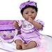 Aori Reborn Baby Dolls Black American Girl  18 Lifelike Newborn Doll with Posable Limbs Weighted Body for Realistic Feel Handmade Collectible Gift Set Including Bassinet Outfit  Accessories - Image 4
