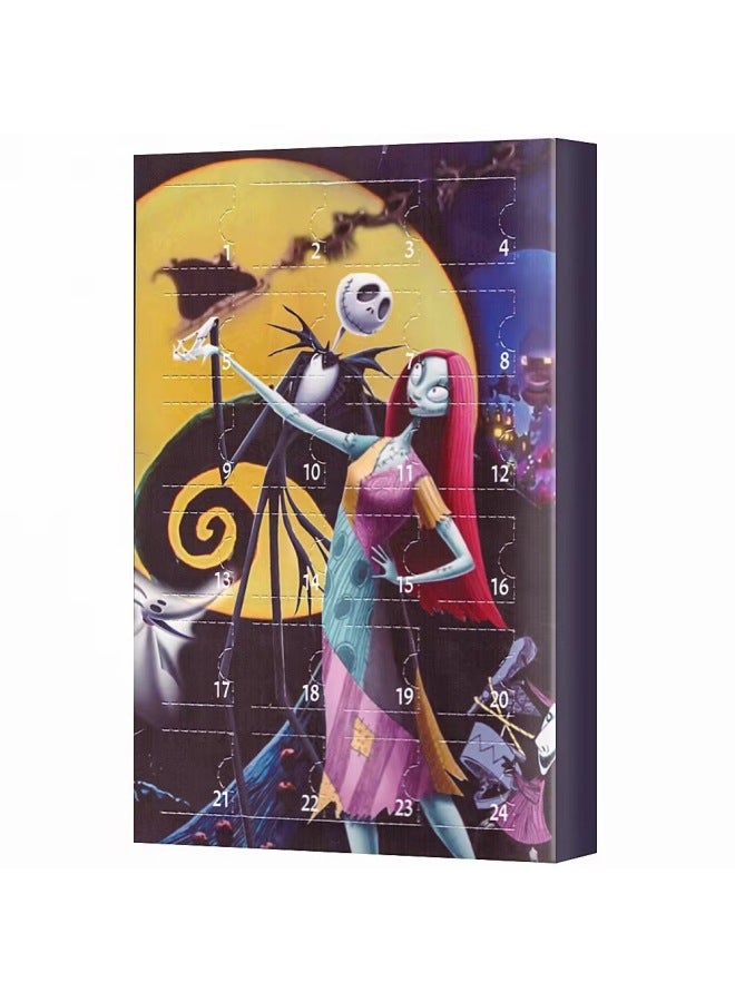 Loquat Grinch 24 Pieces Of Resin Ornaments Toy Blind Box  Green Hair Monster Innovative Calendar Box-Color: Blind Box Type F + Airplane Box - Image 1