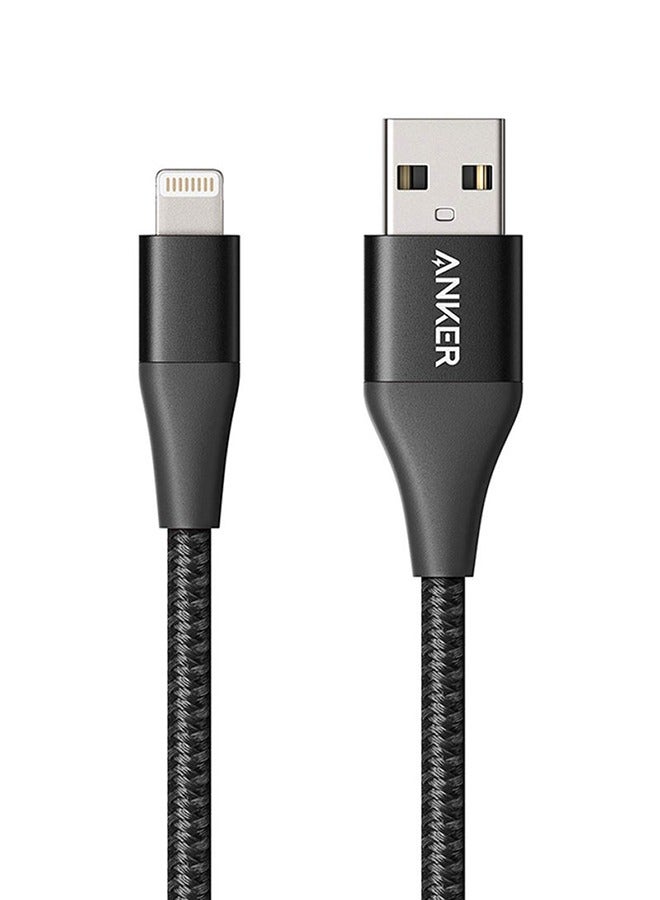 Anker PowerLine+ II Charging Cable (3ft) Apple MFI Certified for iPhone 11/11 Pro/11 Pro Max/XS/XS Max/XR/X/8/8 Plus/7/7 Plus/6/6 Plus/5/5S Black - Image 1