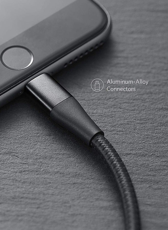 Anker PowerLine+ II Charging Cable (3ft) Apple MFI Certified for iPhone 11/11 Pro/11 Pro Max/XS/XS Max/XR/X/8/8 Plus/7/7 Plus/6/6 Plus/5/5S Black - Image 4