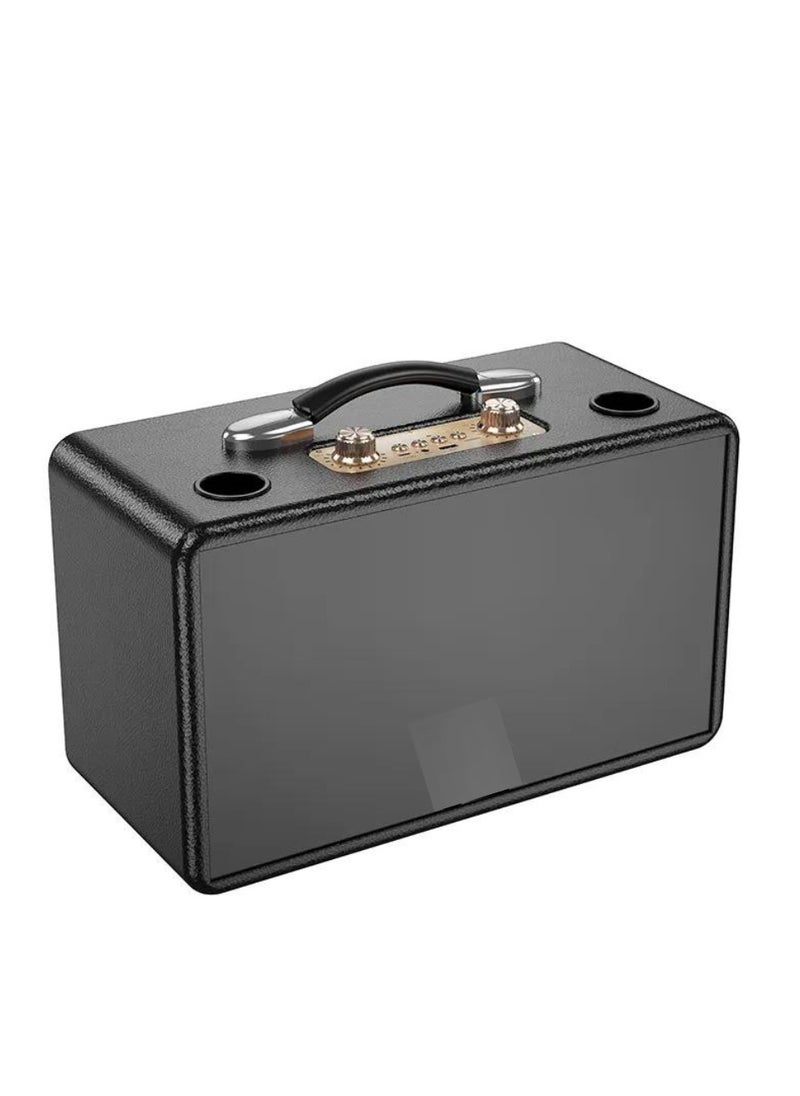 JAJEEK Portable Bluetooth Speaker with 60W Peak Output | Dual 15W Full-Range Drivers & 5W Tweeter | Dual Wireless Microphones | RGB Strobe Lights | 2×3000mAh Battery | USB-C Charging | 6H Music / 8H Mic Playtime | TF Card / USB / AUX Support | Echo & Reverb Control | Perfect for Parties, Karaoke & Outdoor Events  - Image 5