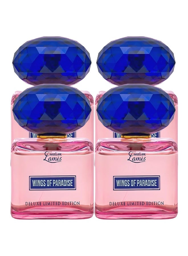 كرياشن لاميس 4 قطع عطر وينجز أوف بارادايس للنساء ١٠٠ مل - Image 1