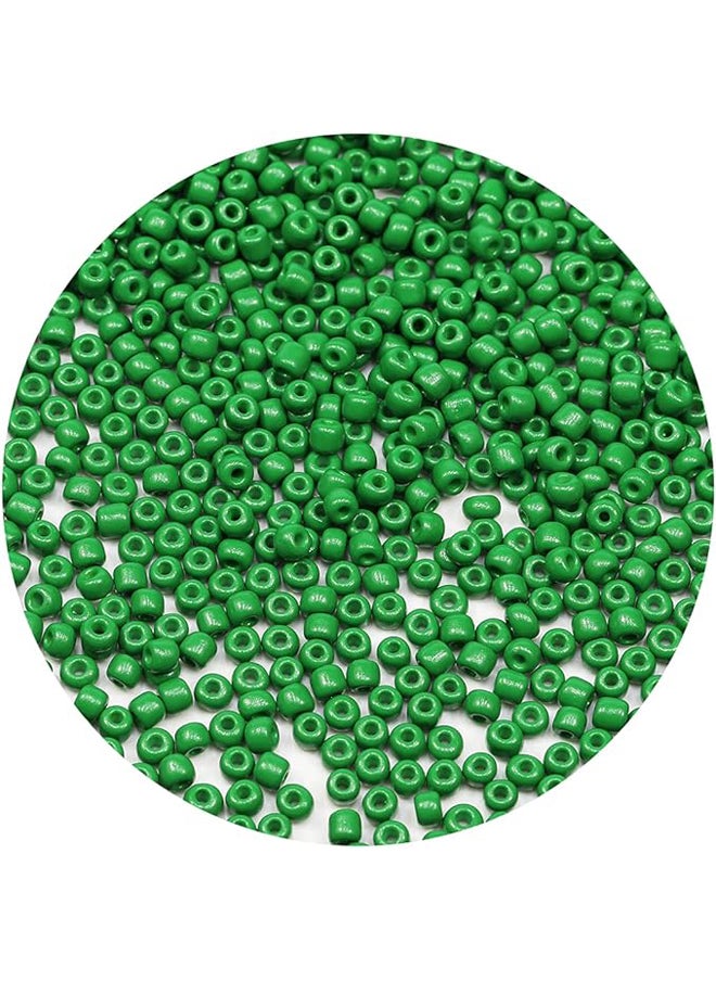 Generic Green Round Size Uniform Seed Beads 10000pcs/110 Grams in Box  - Image 1