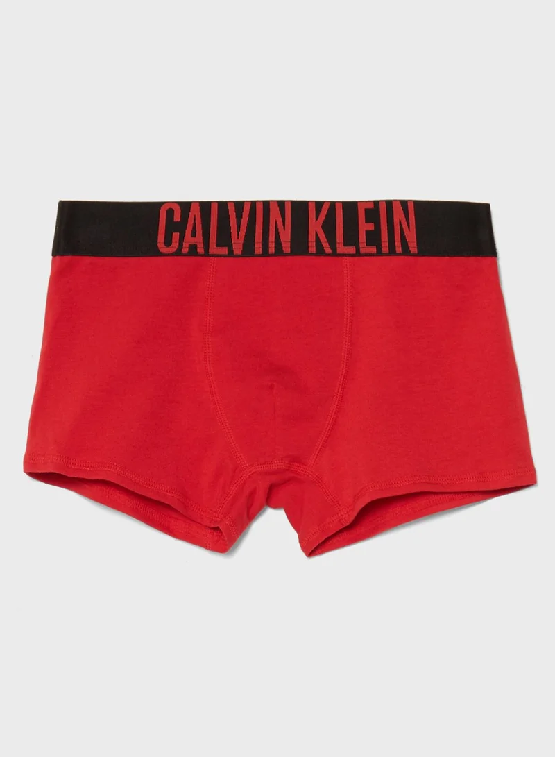 CALVIN KLEIN Teen 2 Pack Boxer Shorts