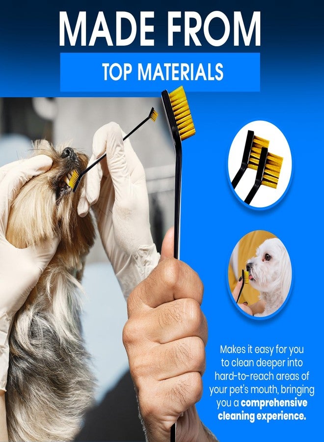 Bemix Pets Dog Toothbrush New 8-Pack, Pet Cat Toothbrush, Small Dog Cat Toothbrushes, Large Breed Care Tooth Brush, Dental Brushing for Pets - Image 4
