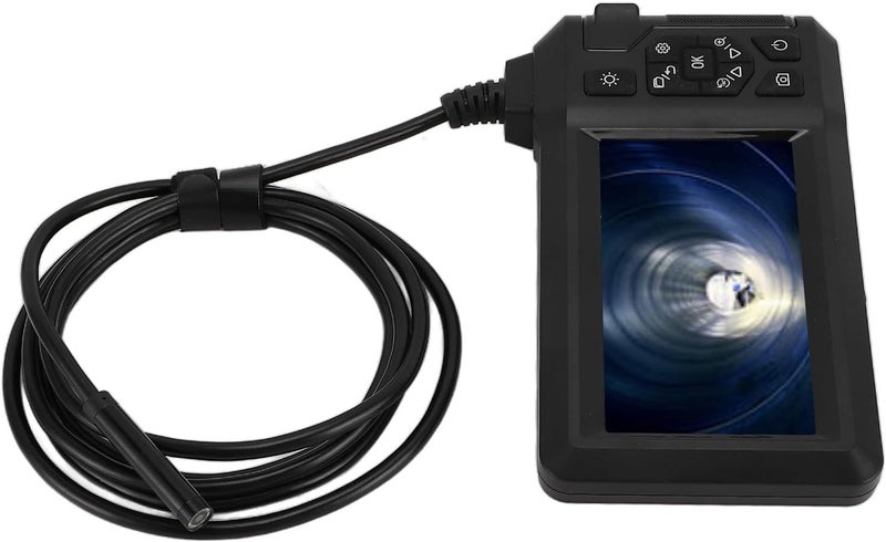 Industrial 1080P Digital Borescope Inspection Camera 8mm IP67 Sewer Camera with 4.3in LCD Screen 8 LED Lights 2m Cable. Phone. a. Ensure. Clear. Best. Lights. to. to. Mobile. - Image 5