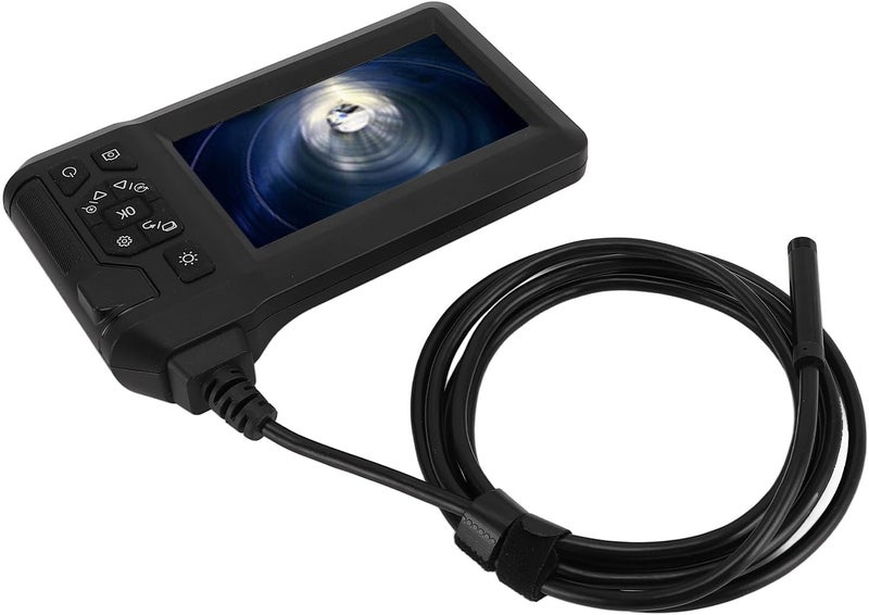 Industrial 1080P Digital Borescope Inspection Camera 8mm IP67 Sewer Camera with 4.3in LCD Screen 8 LED Lights 2m Cable. Phone. a. Ensure. Clear. Best. Lights. to. to. Mobile. - Image 3