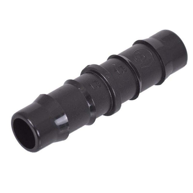 Straight Irrigation Connector 16ml - Black (10 Pieces)