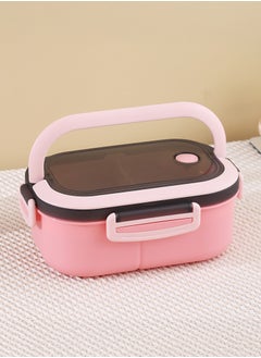 YAH Creation Princess Edition - YAH Leak-Proof Bento Lunch Box - 2 Layers and 6 Compartments, Model: LunchMate - Microwave & Dishwasher Safe, Includes Spoon & Fork - Convenient Handle for School, Work, and Travel  - Image 4