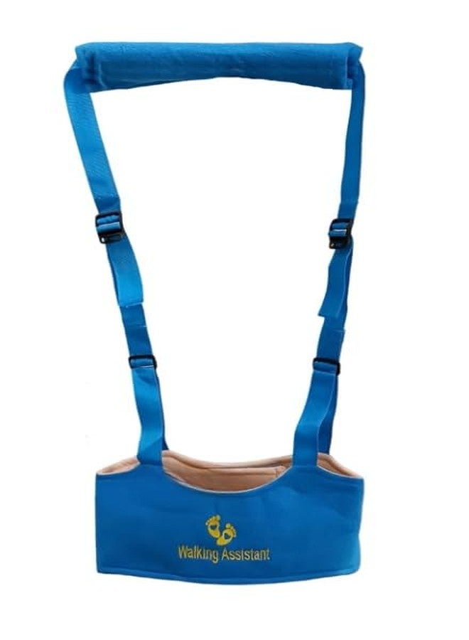 S-SQUARE Baby Walking Harness Handheld Baby Walker, Adjustable Toddler Infant Walker Harness Assistant Belt Helper for Infant Child, Walking Learning Helper for Boys Girls (Blue) - Image 2