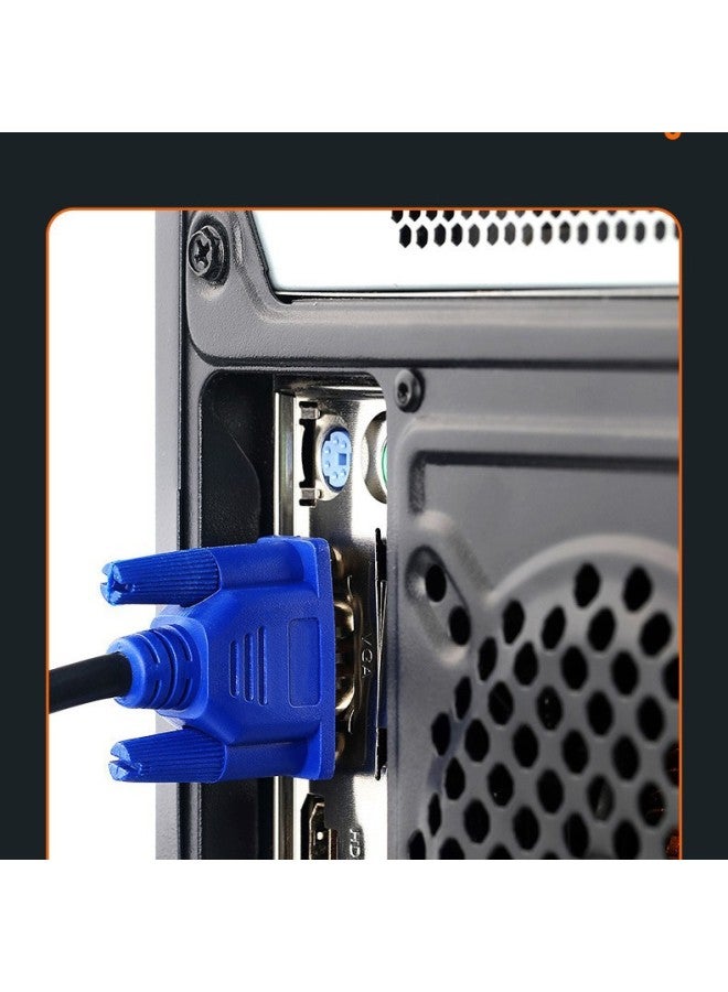 كابل تمديد فيديو HD VGA كابل بيانات كابل شاشة تلفزيون الكمبيوتر كابل VGA كابل الإسقاط كابل فيديو - اللون: 3 + 6 كابل VGA - طول الخط: 3 م - Image 3