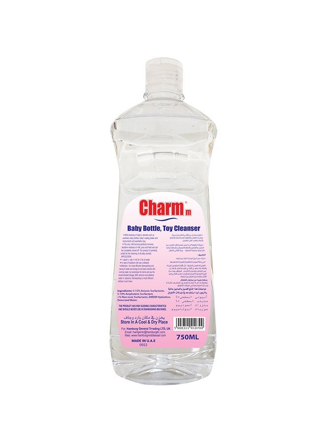 CHARMM منظف زجاجات الأطفال مثالي لتنظيف زجاجات الأطفال 100% معاد تدويره، صديق للبيئة مختبر جلدياً 750 مل - Image 2