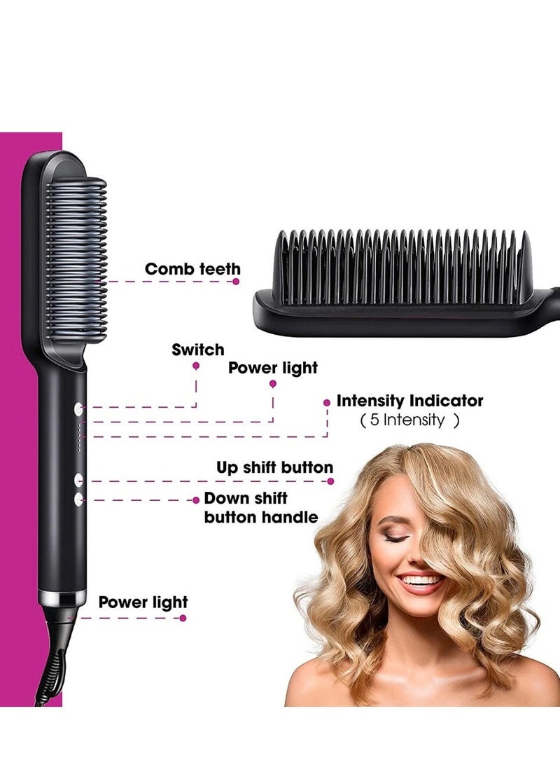 Automatic Splint Straightener Curling Hair Comb White - Image 4