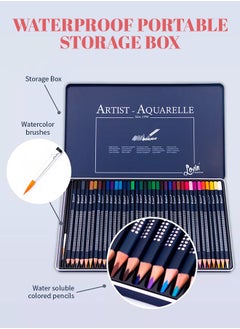 Generic 48pcs Colored Professional Pencils, Professional Colored Charcoal Pencils for Kids, Colored Pencils with Protective Box, Rich Colors, Long Lasting, Triangular Grip, Soluble Watercolor Pencils,for Art, Painting, Sketching, Coloring, Writing  - Image 4