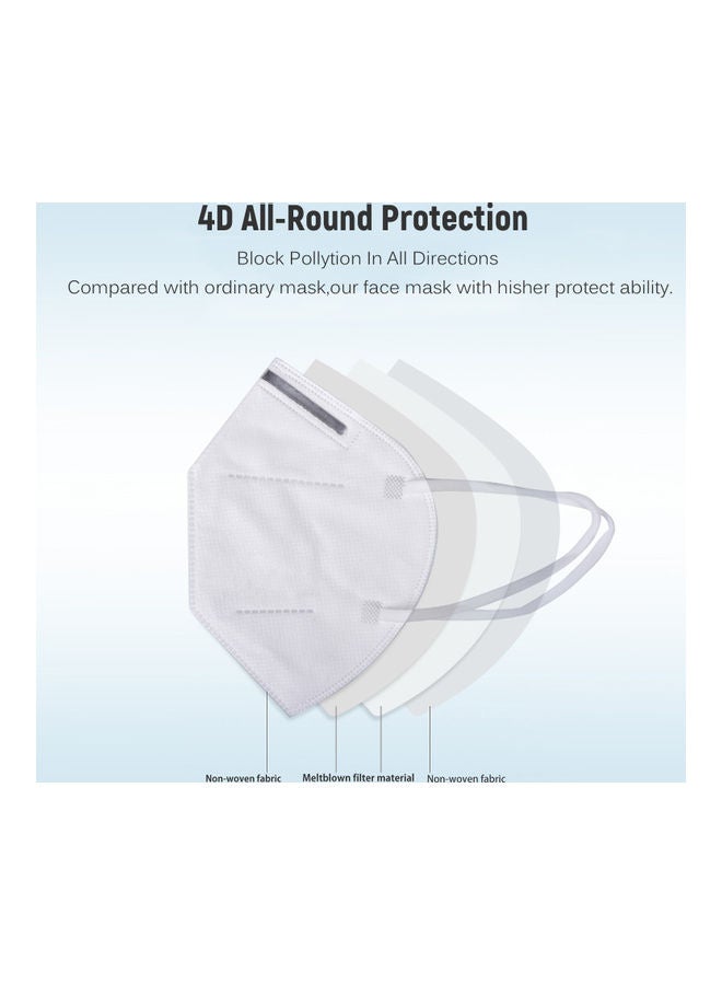 NIBEMINENT 10-Piece KN95 Disposable Face Mask - Image 2
