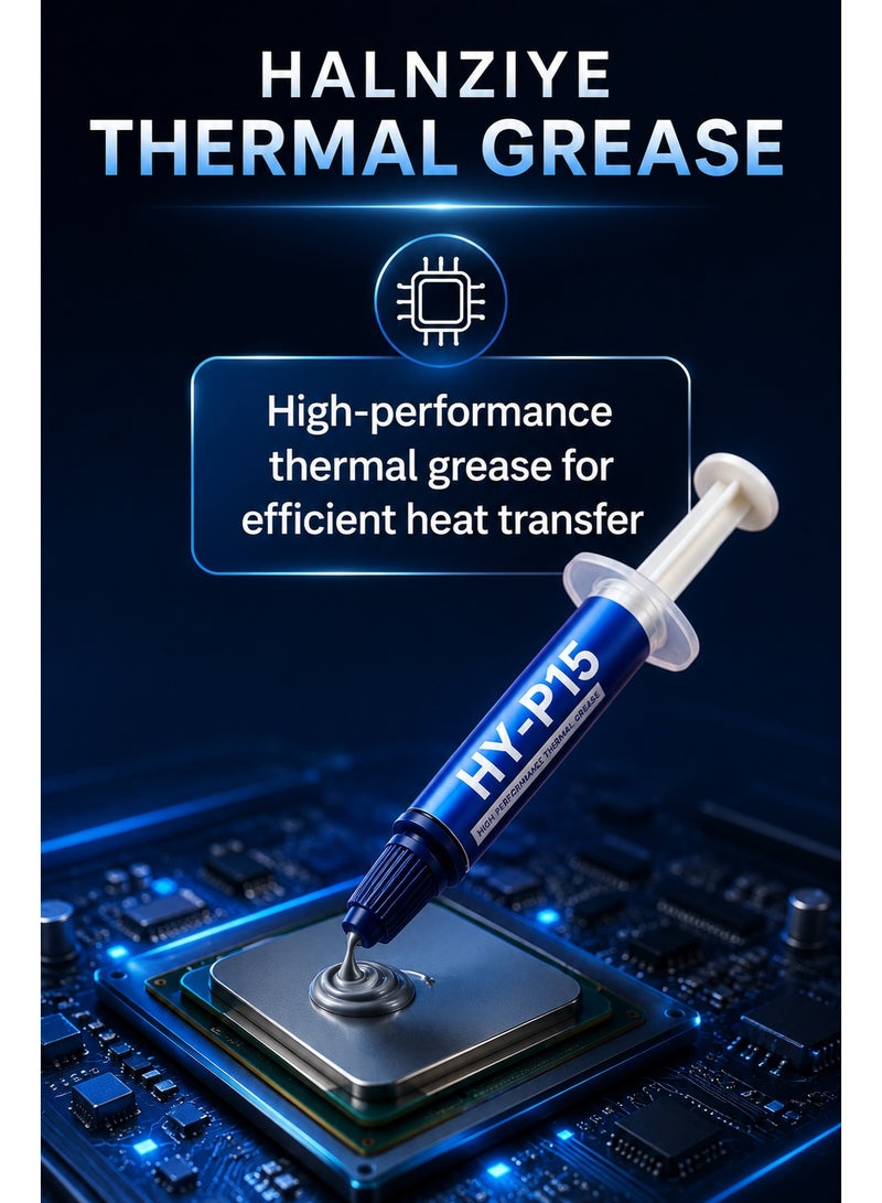 Halnziye Thermal Grease 1G High Performance Thermal Paste for CPU GPU Heatsink Cooling Compound - Image 5