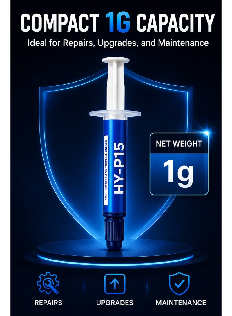 Halnziye Thermal Grease 1G High Performance Thermal Paste for CPU GPU Heatsink Cooling Compound - Image 2