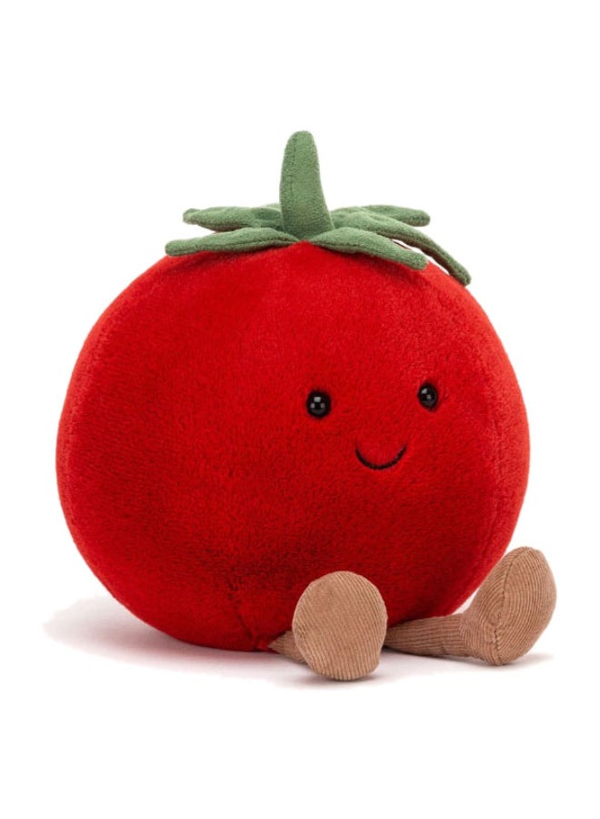 جيليكات Amuseable Tomato Plush Toy – Sitting Height 9 cm Super Soft Tomato Soft Toy for Nursery Decor, Gifts, and Collectors - Image 1