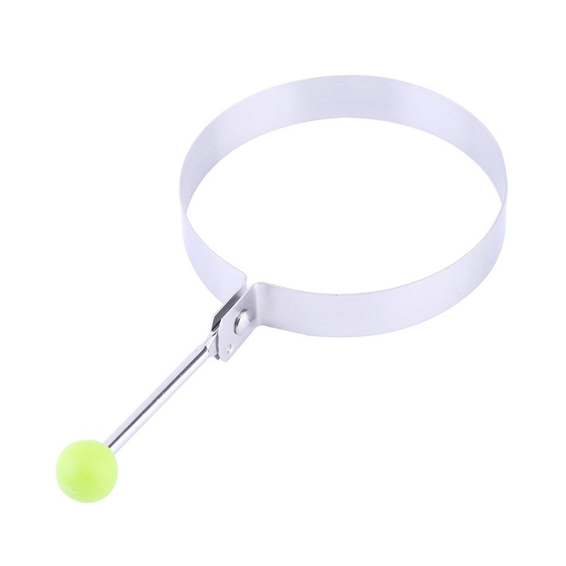 Stainless Steel Egg Pancake Mold With Handle Round Shape Cooking Tool - Image 4