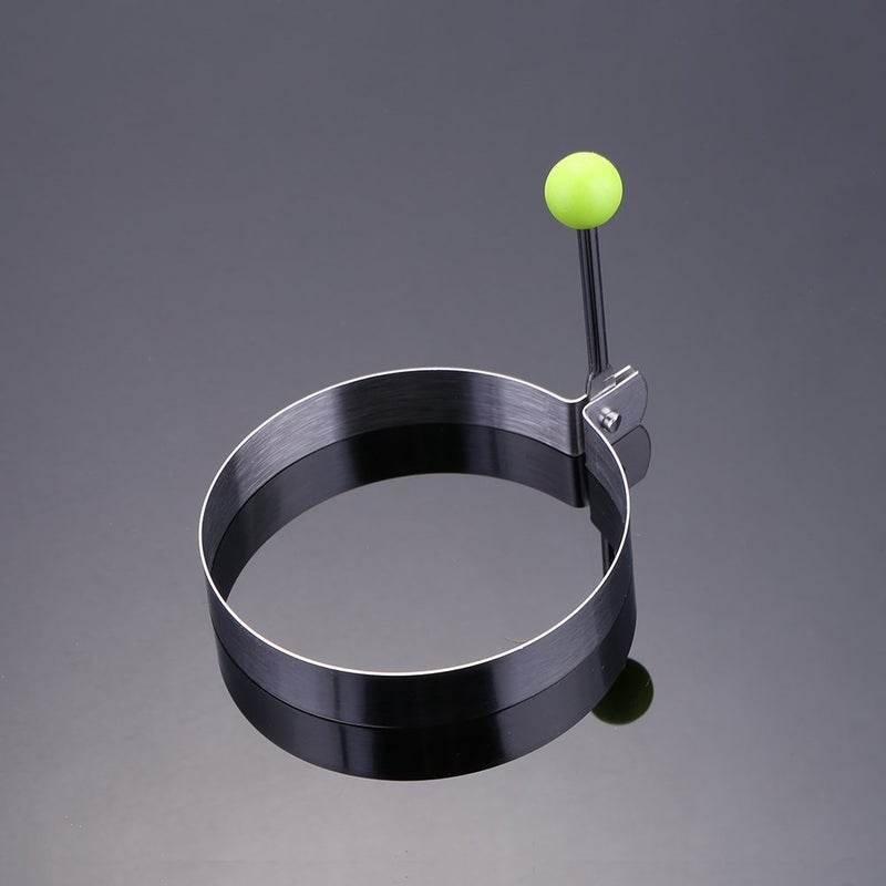 Stainless Steel Egg Pancake Mold With Handle Round Shape Cooking Tool - Image 3