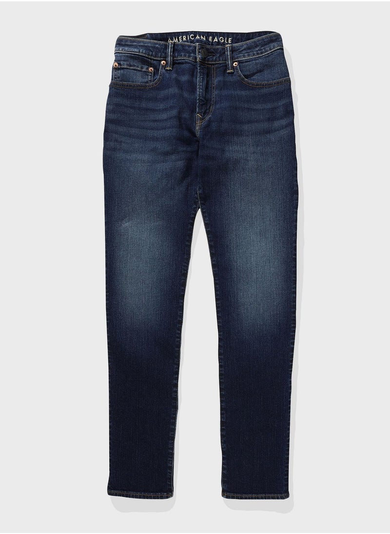 American Eagle - Dark Wash Slim Fit Jeans - Image 1