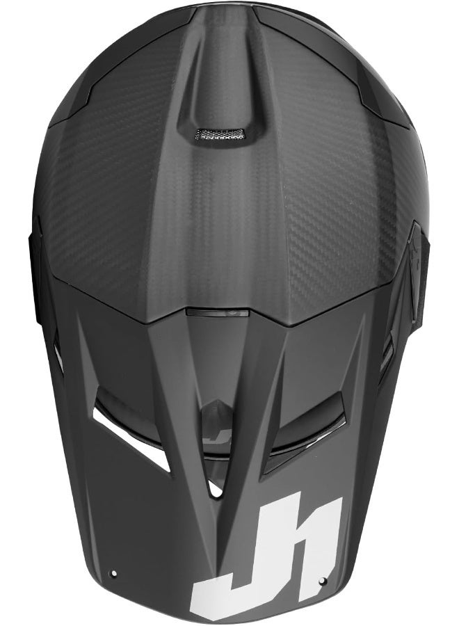 Just 1 J22 Solid Lightweight Carbon Fiber Off-Road Motorcycle Helmet - Image 4