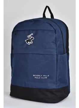 BEVERLY HILLS POLO CLUB Unisex Multi Compartment Daily Travel School Backpack Navy Blue 04168  - Image 3