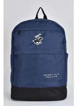BEVERLY HILLS POLO CLUB Unisex Multi Compartment Daily Travel School Backpack Navy Blue 04168  - Image 1