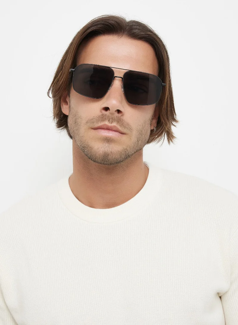 30 سندايز Ancient,Men Sunglasses, Aviator Sunglasses, UV Protection: UV400 (Black,Black)