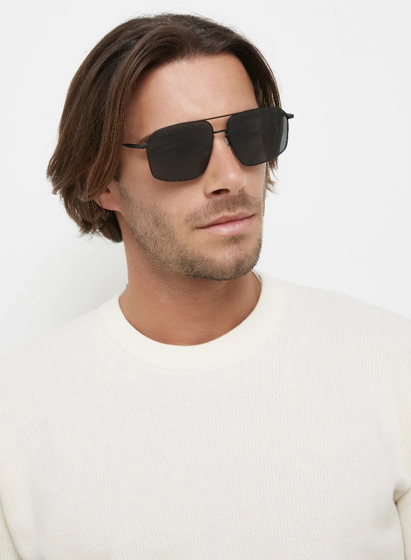 30 سندايز Ancient,Men Sunglasses, Aviator Sunglasses, UV Protection: UV400 (Black,Black)