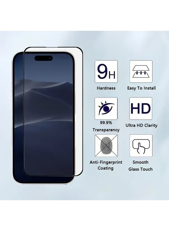 Transparent Tempered Glass Screen Protector For iPhone 13 - Image 1