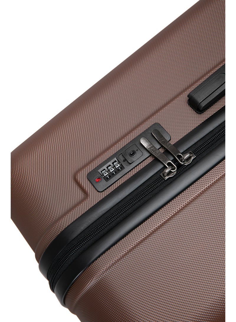 Eagle Express Venture Medium 24-Inch Trolley Suitcase - ABS Hard Shell - Coffee - Free Protective Cover - 1-Year Warranty - Image 3