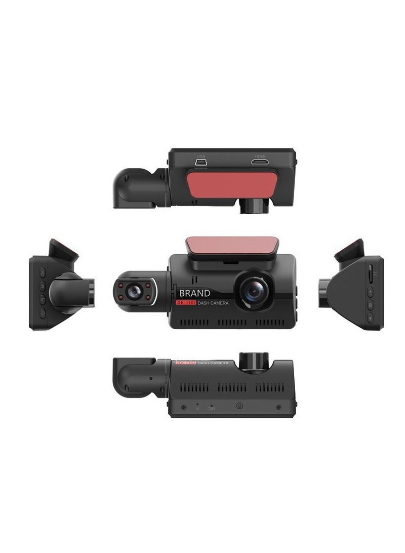 AROAQ Car Dash Camera, 3" 1080p HD Car DVR Dash Camera, 170° Wide Angle Video Recorder With Night Vision, Dual Rotatable Lens Rear View Camera  With Loop Recording And G-sensor, (Front + Rear + WIFI) - Image 2