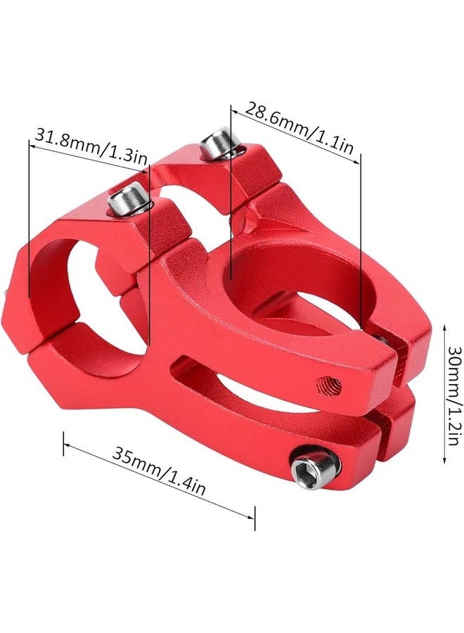 FASTPED Bicycle Handle Stem 31.8mm with 31.8mm Aluminum Alloy MTB Handlebar Riser Bar for Mountain Bike 720/780MM (Red) 31.8mm clamp diameter Used for mountain bike and bicyle - Image 3