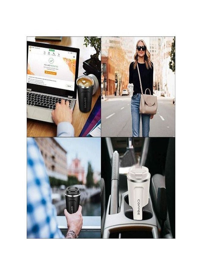 Portable Stainless Steel Vacuum Mug DarkBlue 380ml - Image 5