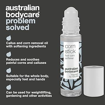 Australian Bodycare Corn Stick Hard Skin Remover for Feet Also for Supporting Care for Foot Corns Removes Hard Skin Foot Care for Women and Men with Tea Tree Oil 9ml - Image 3