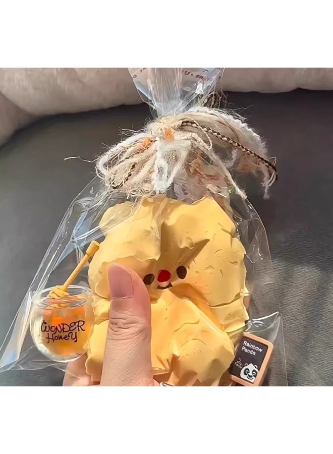 اليدوية Squishy الدب الإجهاد الإغاثة الألعاب للبالغين / الأطفال ، لطيف وناعم الحسية فيدج الألعاب ، المثالية ضغط ألعاب هدية لعب المكتب ، الحفلات المفضلة ، وهدايا عيد الفصح (4 قطع) - Image 3