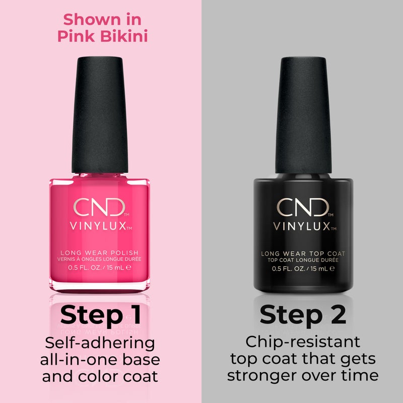 CND Vinylux Longwear Pink Nail Polish, Gel-like Shine & Chip Resistant Color, Romantique, 0.5 Fl Oz - Image 4