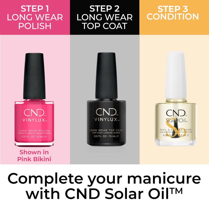 CND Vinylux Longwear Pink Nail Polish, Gel-like Shine & Chip Resistant Color, Romantique, 0.5 Fl Oz - Image 5