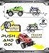 Mozlly Friction Powered Monster Trucks with SUV Towing ATV Trailers 2 Sets of Monster Truck Toys with Removable Hook Up ATV Towing Trailers Toy Realistic Truck and Trailer Toys for Boys and Girls - Image 4