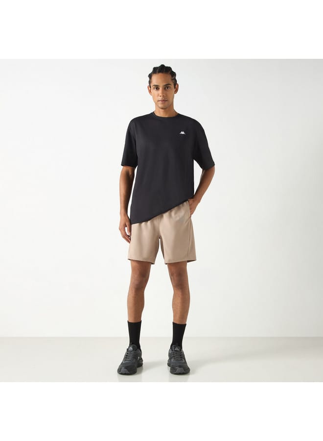 كابا شورت بخصر مطاطي وجيوب وطبعات شعار من كابا - Image 2