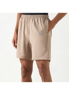 Kappa Kappa Logo Print Shorts with Pockets and Elasticated Waistband  - Image 1