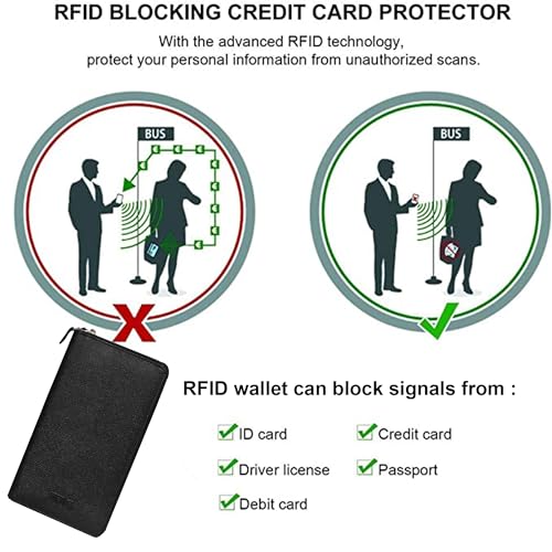 ABYS Genuine Leather RFID Protected Passport Holder for Men and Women(5117ABIA1_Black) - Image 3