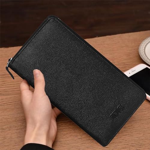 ABYS Genuine Leather RFID Protected Passport Holder for Men and Women(5117ABIA1_Black) - Image 4