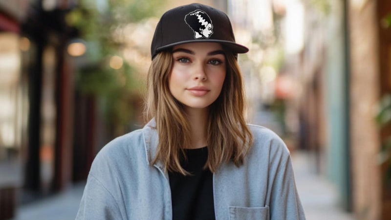 Cute-Patch 3'' Bride of Frankenstein Embroidered Iron On or Sew On Patch Cosplay Costume Badge - Image 3