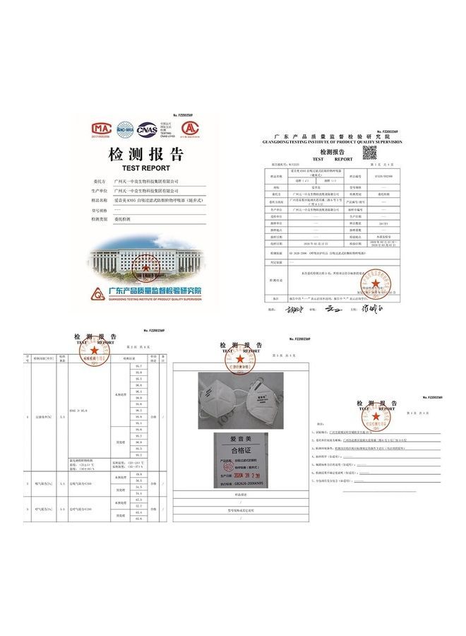 NIBEMINENT KN95 Face Adult Dustproof Non Woven Fabrics Mask - Image 4