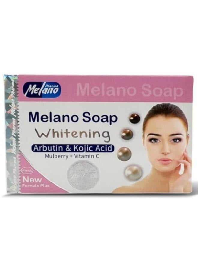 MELANO Soap Whitening Arbutin+ Kojic  Acid100G+Melanthenol Cream40G  - Image 3